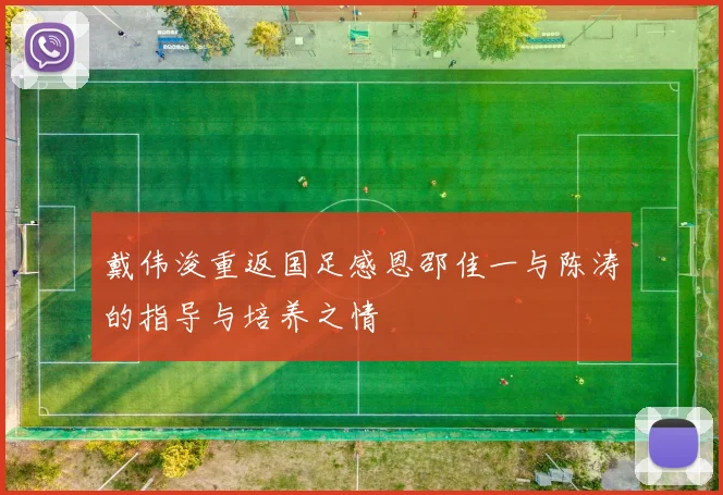 戴伟浚重返国足感恩邵佳一与陈涛的指导与培养之情